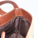 BURBERRY Nova Check Shoulder Bag PVC Leather Beige Gold Tone Auth ep15196A-19