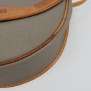 Christian Dior Shoulder Bag PVC Leather Gray Brown Auth ep15197-9