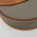 Christian Dior Shoulder Bag PVC Leather Gray Brown Auth ep15197-14