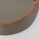 Christian Dior Shoulder Bag PVC Leather Gray Brown Auth ep15197-15