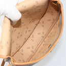 Christian Dior Shoulder Bag PVC Leather Gray Brown Auth ep15197-12