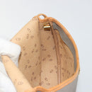 Christian Dior Shoulder Bag PVC Leather Gray Brown Auth ep15197-18