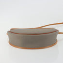 Christian Dior Shoulder Bag PVC Leather Gray Brown Auth ep15197-5
