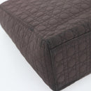 Christian Dior Canage Hand Bag Canvas Black Gold Tone Auth ep15200-11