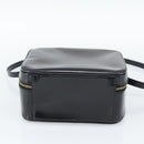GUCCI Vanity Cosmetic Pouch Patent 2way Black Gold Tone Auth ep15207-5