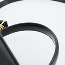 GUCCI Vanity Cosmetic Pouch Patent 2way Black Gold Tone Auth ep15207-8