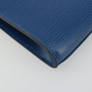LOUIS VUITTON Epi Art Deco Clutch Bag Blue M52635 LV Auth ep15208-16