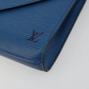 LOUIS VUITTON Epi Art Deco Clutch Bag Blue M52635 LV Auth ep15208-7