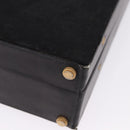 GUCCI GG Canvas Trunk Black Gold Tone Auth ep15209-11