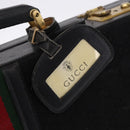 GUCCI GG Canvas Trunk Black Gold Tone Auth ep15209-15