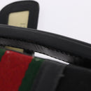 GUCCI GG Canvas Trunk Black Gold Tone Auth ep15209-8