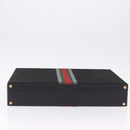 GUCCI GG Canvas Trunk Black Gold Tone Auth ep15209-9