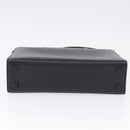 GUCCI Bamboo Hand Bag Leather 2way Black Silver 002 1035 Auth ep15210-11