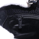 GUCCI Bamboo Hand Bag Leather 2way Black Silver 002 1035 Auth ep15210-22