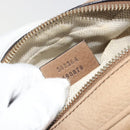 GUCCI Soho Shoulder Bag Leather Beige Gold Tone 308364 Auth ep15215-12