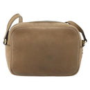GUCCI Soho Shoulder Bag Leather Beige Gold Tone 308364 Auth ep15215-2