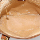 GUCCI Bamboo Hand Bag Leather 2way Brown Gold Tone 000 2214 0289 Auth ep15218-10