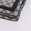 GUCCI GG Supreme Shoulder Bag PVC Leather Navy Gold Tone 14 02 013 Auth ep15220-15