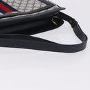 GUCCI GG Supreme Shoulder Bag PVC Leather Navy Gold Tone 14 02 013 Auth ep15220-7