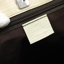 GUCCI GG Supreme Tote Bag PVC Leather Beige Silver 131220 Auth ep15221-17