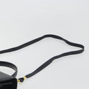 Christian Dior Hand Bag Leather 2way Black Gold Tone Auth ep15222-15
