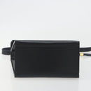 Christian Dior Hand Bag Leather 2way Black Gold Tone Auth ep15222-5