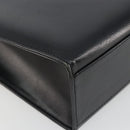 Christian Dior Hand Bag Leather 2way Black Gold Tone Auth ep15222-18