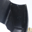 Christian Dior Hand Bag Leather 2way Black Gold Tone Auth ep15222-21