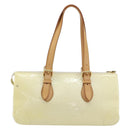 LOUIS VUITTON Monogram Vernis Rosewood Avenue Hand Bag Perle M93508 Auth ep15223-2