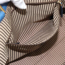 FENDI Tote Bag Leather Blue Gold Tone 8BR662 Auth ep15227-21