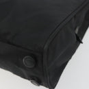 PRADA Hand Bag Nylon Black Silver Auth ep15229-8