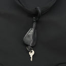 PRADA Hand Bag Nylon Black Silver Auth ep15229-10