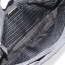 PRADA Hand Bag Nylon Black Silver Auth ep15229-11