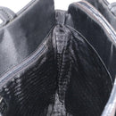 PRADA Hand Bag Nylon Black Silver Auth ep15229-21