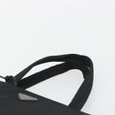 PRADA Hand Bag Nylon Black Silver Auth ep15229-14