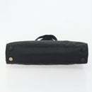 PRADA Hand Bag Nylon Black Silver Auth ep15229-5