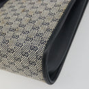 GUCCI Micro GG Canvas Shoulder Bag Navy Gold Tone Auth ep15230-14