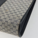 GUCCI Micro GG Canvas Shoulder Bag Navy Gold Tone Auth ep15230-16