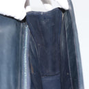GUCCI Micro GG Canvas Shoulder Bag Navy Gold Tone Auth ep15230-20