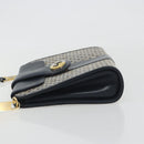 GUCCI Micro GG Canvas Shoulder Bag Navy Gold Tone Auth ep15230-4
