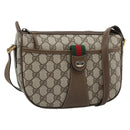 GUCCI GG Supreme Shoulder Bag PVC Leather Beige Gold Tone 89 02 032 Auth ep15231-1