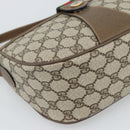 GUCCI GG Supreme Shoulder Bag PVC Leather Beige Gold Tone 89 02 032 Auth ep15231-11