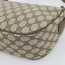 GUCCI GG Supreme Shoulder Bag PVC Leather Beige Gold Tone 89 02 032 Auth ep15231-12
