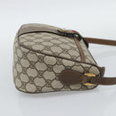 GUCCI GG Supreme Shoulder Bag PVC Leather Beige Gold Tone 89 02 032 Auth ep15231-5