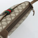 GUCCI GG Supreme Shoulder Bag PVC Leather Beige Gold Tone 89 02 032 Auth ep15231-6