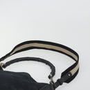 GUCCI GG Canvas Bamboo Hand Bag 2way Black Silver 001 4095 Auth ep15232-9