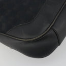 GUCCI GG Canvas Bamboo Hand Bag 2way Black Silver 001 4095 Auth ep15232-16