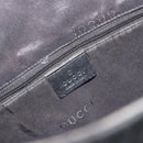 GUCCI GG Canvas Bamboo Hand Bag 2way Black Silver 001 4095 Auth ep15232-18