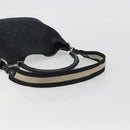 GUCCI GG Canvas Bamboo Hand Bag 2way Black Silver 001 4095 Auth ep15232-8