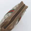 GUCCI GG Supreme Clutch Bag PVC Leather Beige 89 01 012 Auth ep15235-6